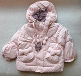 کاپشن پروانه ای ضد اب داخل پشمی گرم دخترانه